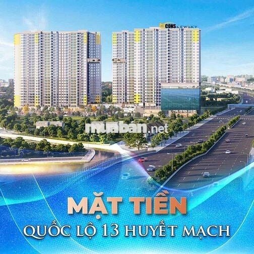 Căn hộ NewSky - QL13, phường Lái Thiêu - Metro số 3B - 47m2+2pn1wc