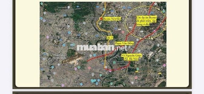Căn hộ NewSky - QL13, phường Lái Thiêu - Metro số 3B - 47m2+2pn1wc