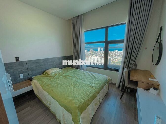 Cho thuê CH 2pn chung cư Monarchy, Full nội thất -View Biển thoáng mát