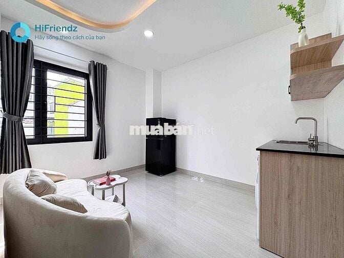 1 Phòng Ngù Tách Bếp - Full Nội Thất - Trung Tâm Bình Thạnh