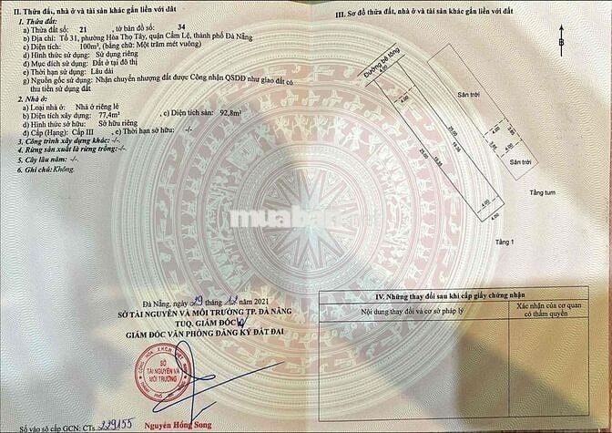 Nhà hẻm ô tô, không ngập lụt 2ty850