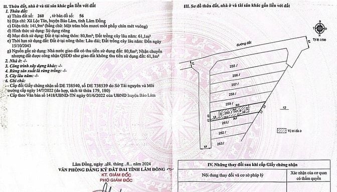 Bán Đất Tại Xã Lộc Lâm, Bảo Lâm, Lâm Đồng