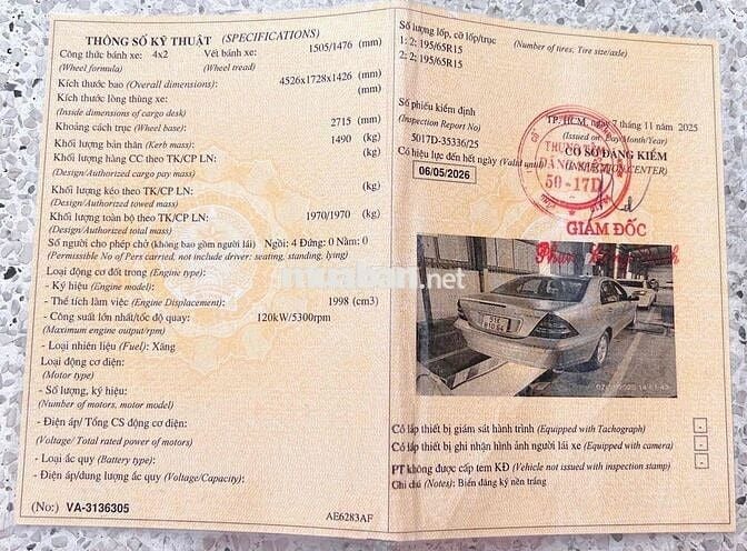 Mercedes C200K AT - 7979 km