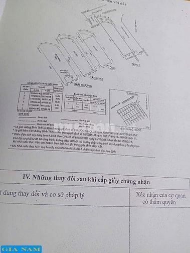 BÁN NHÀ GÓC 2 MẶT TIỀN : 541 BÌNH THỚI - P. 10 - Q. 11 - TPHCM