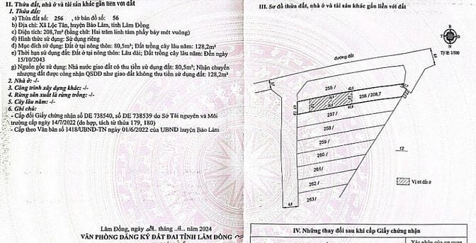 Bán Đất Tại Xã Lộc Lâm, Bảo Lâm, Lâm Đồng