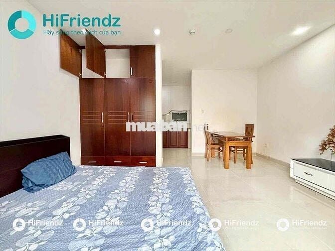 1 Phòng Ngủ - 40m2 - Ban Công -Thang Máy- Full Nội Thất-Khu Cộng Hoà