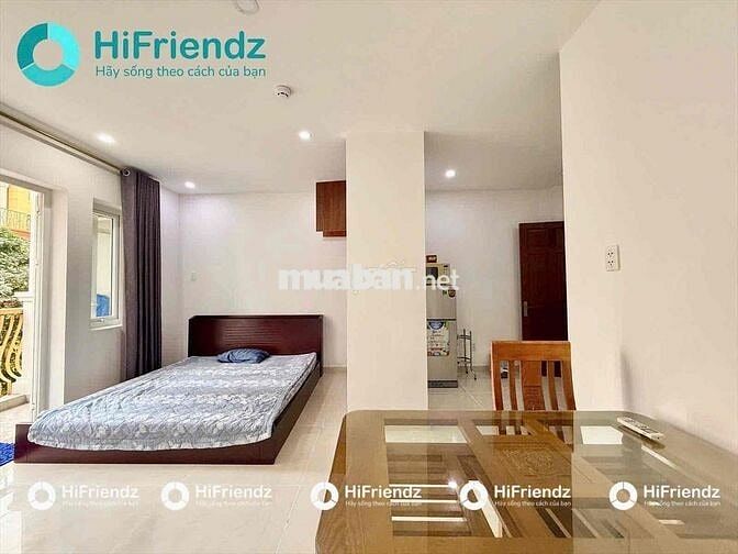 1 Phòng Ngủ - 40m2 - Ban Công -Thang Máy- Full Nội Thất-Khu Cộng Hoà