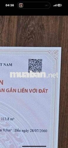 SỔ MỚI 2025! Đất Long Phước, Long Thành 113m2 (104m2 Thổ cư) - 4.5m x