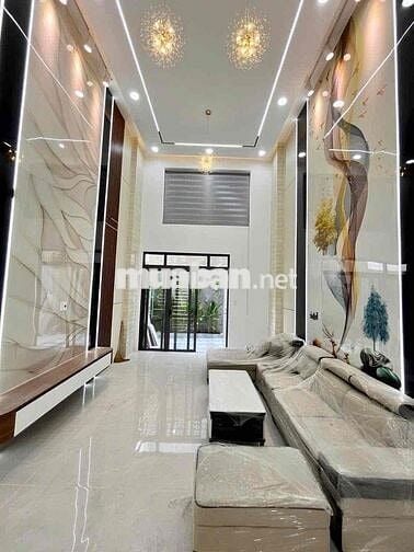 💥5 Tầng-Hẻm 8m Xe hơi Thông-Cạnh Lê Văn Quới-Ngã Tư Bốn Xã-4x17-7Tỷ x