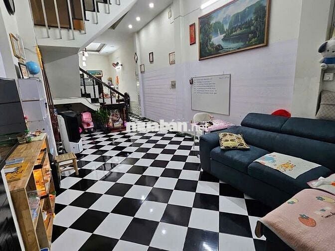 NHÀ 4 TẦNG - MẶT TIỀN ĐƯỜNG PHÚ GIÁO QUẬN 5 - NGAY CHỢ BÌNH TÂY - 65M2