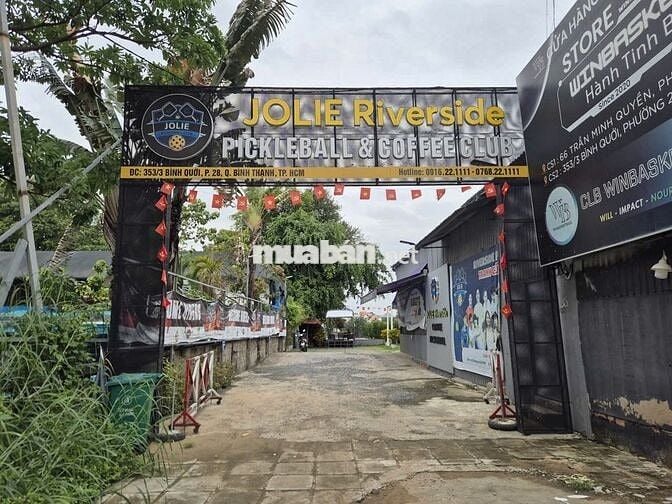 Cho thuê mặt bằng viêu sông Bình Quới Thanh Đa