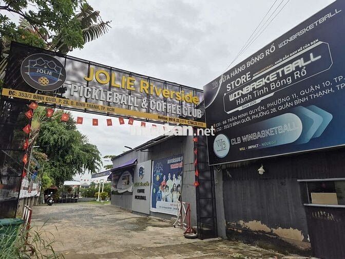 Cho thuê mặt bằng viêu sông Bình Quới Thanh Đa