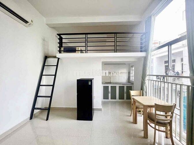 Duplex - 35m2 - Gác 2 mét -Ban Công-Full Nội Thất -Nguyễn Trọng Mét