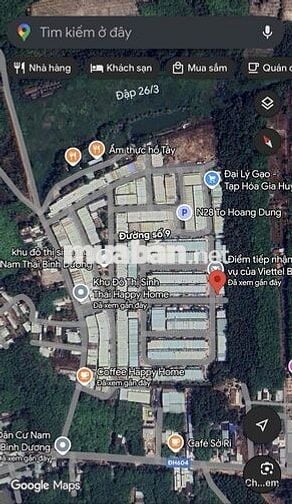 Chính chủ cho thuê nhà Nhà 1 lầu, KDC HappyHome Nam Thái Bình Dương