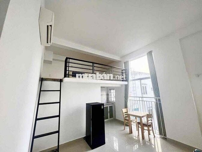 Duplex - 35m2 - Gác 2 mét -Ban Công-Full Nội Thất -Nguyễn Trọng Mét