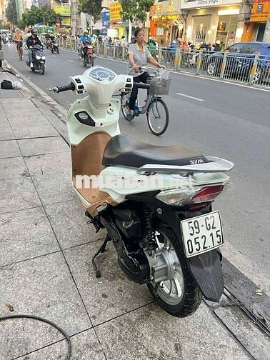 SYM Shark Mini 125 2017 Trắng Nâu