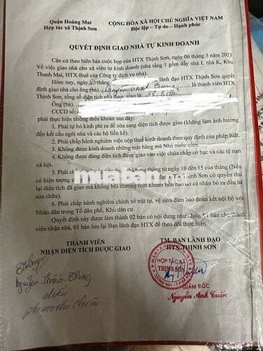 Bán Nhà Tập Thể Ki Ốt Phố Tam Trinh - Nhà Nằm Ở Chợ Kinh Doanh Sầm Uất