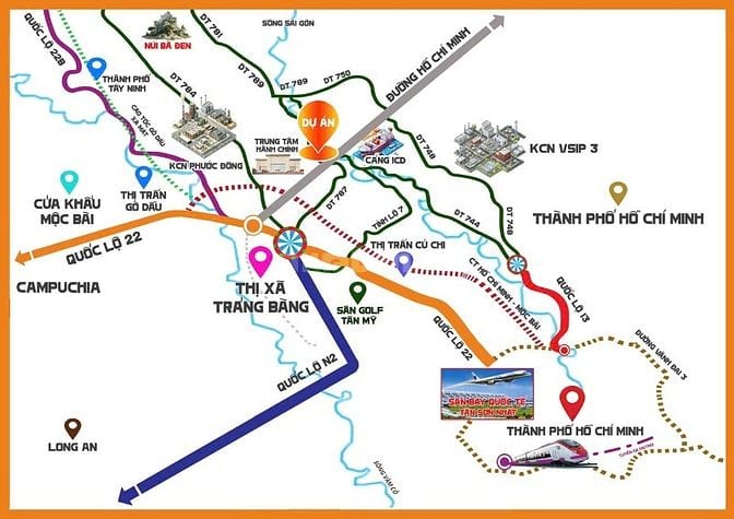 Chỉ cần trả trước 280tr sở hữu ngay lô đất 5x18 liền kề KCN Phước Đông
