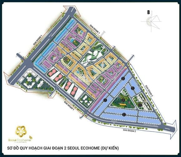 Chuyển nhượng lô góc hai mặt tiền khu đô thị Seoul Ecohome,Tràng Duệ