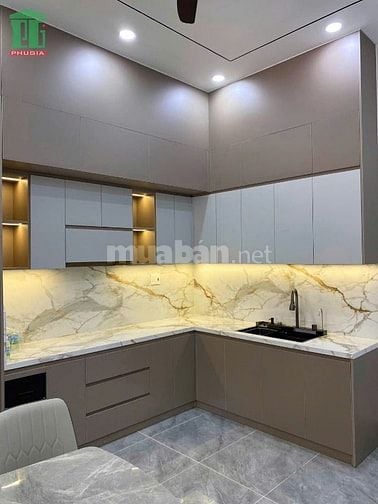 Bán nhà 3 tấm mới xây 100% tại KDC Cát Tường Phú Sinh - Full nội thất