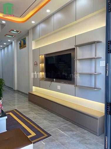 Bán nhà 3 tấm mới xây 100% tại KDC Cát Tường Phú Sinh - Full nội thất