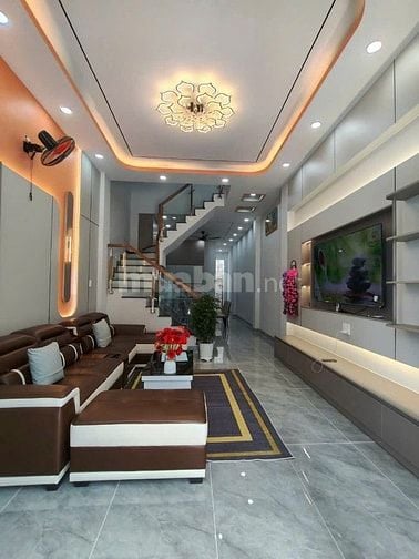 Bán nhà 3 tấm mới xây 100% tại KDC Cát Tường Phú Sinh - Full nội thất