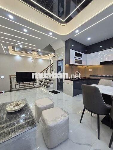 Nhà mới 100% đẹp dt 50m2 5 tầng 6pn hẻm 7m Liên Khu 10-11,Q.Bình Tân