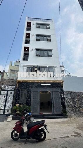 Nhà mới 100% đẹp dt 50m2 5 tầng 6pn hẻm 7m Liên Khu 10-11,Q.Bình Tân