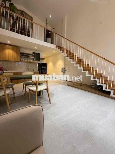 cho thuê nhà gác lửng 2pn/2wc full nội thất mặt tiền lê quang sung