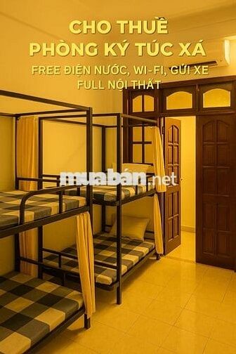 1400k/tháng Giường tầng riêng – FREE điện nước & wifi – gần ĐH Hà Nội