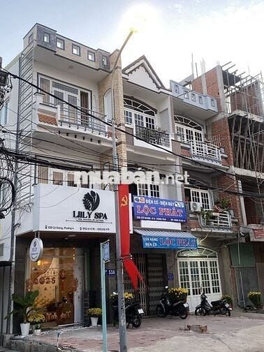 Cho thuê nhà guyên căn mặt tiềnTrương Công Định Vũng tàu(Chợ Phitrường