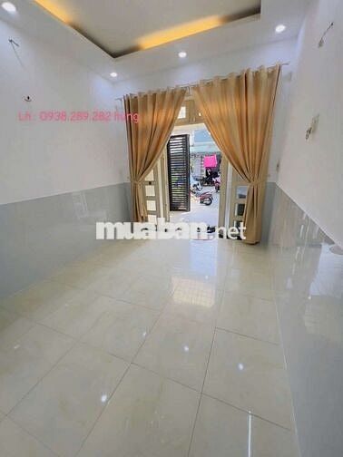 Cho thuê nhà cạnh siêu thị Lotte Mart Nguyễn Văn lượng hẻm thông 1lầu