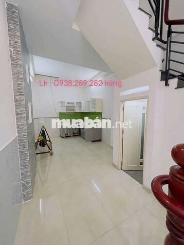 Cho thuê nhà cạnh siêu thị Lotte Mart Nguyễn Văn lượng hẻm thông 1lầu