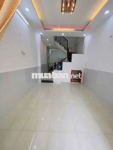 Cho thuê nhà cạnh siêu thị Lotte Mart Nguyễn Văn lượng hẻm thông 1lầu