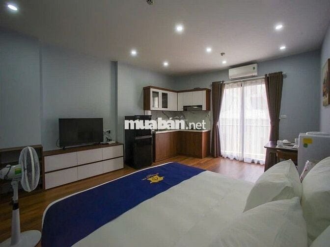 Căn hộ full đồ Hoàng Hoa Thám, Ba Đình, ban công rộng 6.6 triệu/tháng