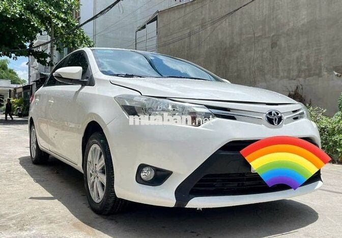 Toyota Vios 2016 số sàn màu trắng