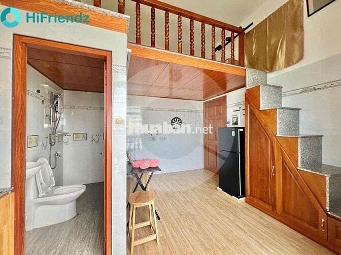 Cho thuê phòng Mã Lò full nội thất, ban công rộng, chỉ tính điện nước