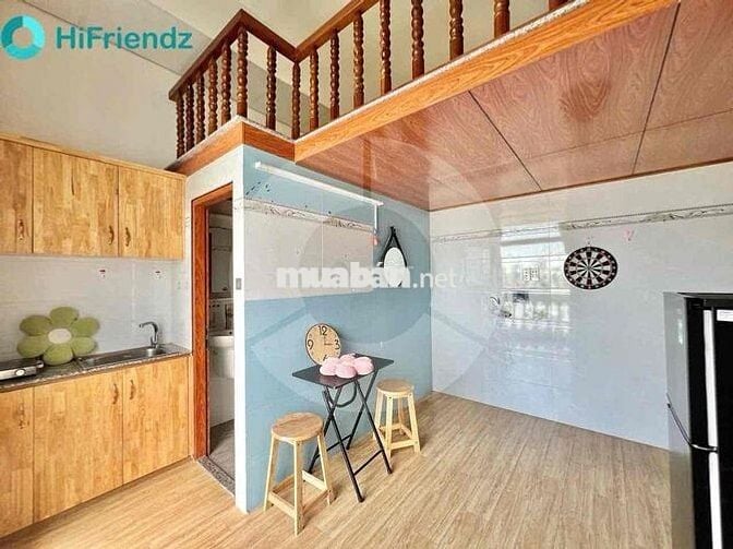 Cho thuê phòng Mã Lò full nội thất, ban công rộng, chỉ tính điện nước