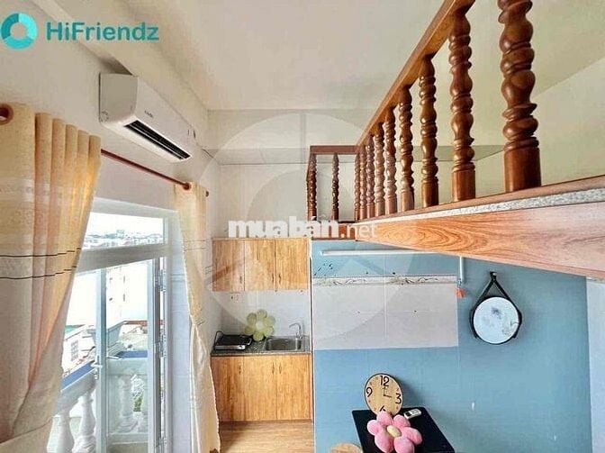 Cho thuê phòng Mã Lò full nội thất, ban công rộng, chỉ tính điện nước