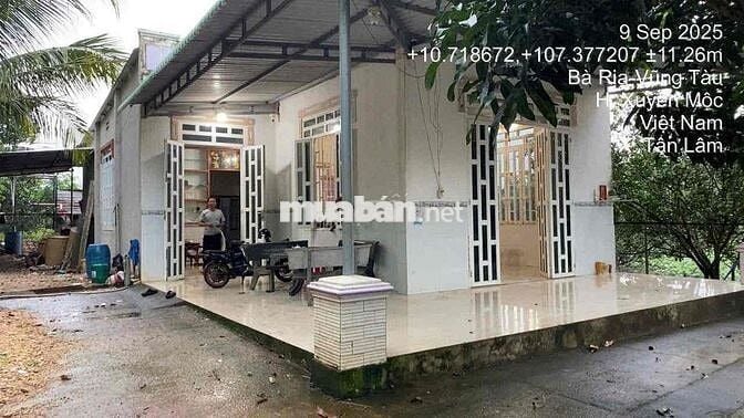 BÁN ĐẤT ĐẸP TÂN LÂM – XUYÊN MỘC, BRVT GẦN HỒ SÔNG RÁY