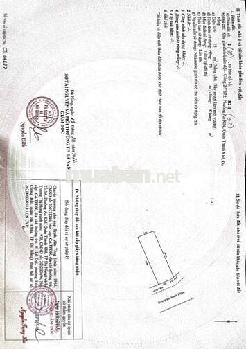 Bán nhà mặt tiền Nguyễn Thanh Năm