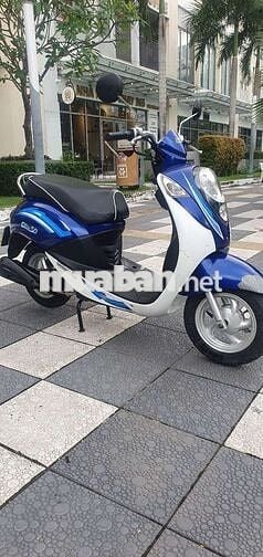 SYM Elite 50cc 2019 Xanh trắng