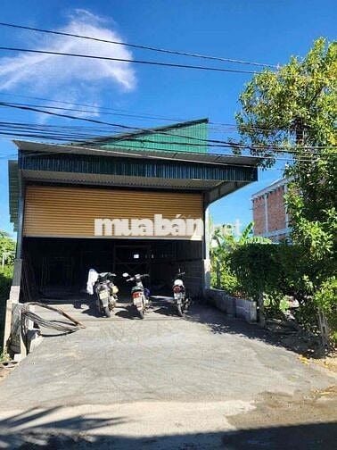 BÁN ĐẤT CÓ SẴN NHÀ XƯỞNG – MẶT TIỀN ĐƯỜNG CÂY DƯỚI, DIÊN AN