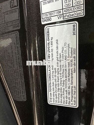 Toyota Corolla Cross 2022 Hybrid 24500 km