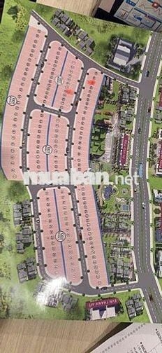 bán lô đường quy hoạch 5,5m trung tâm thị trấn