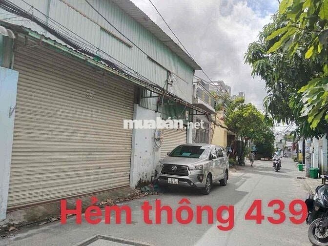 Đất mặt tiền hẻm thông 439 Đường TTH21