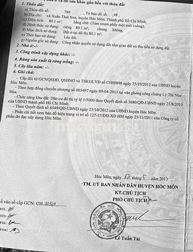 🆘 CHÍNH CHỦ GỬI BÁN ĐẤT ĐƯỜNG NGUYỄN THỊ THỬ, GẦN UBX XUÂN THỚI SƠN