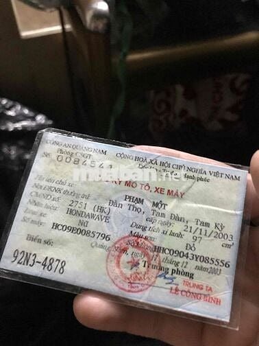 Honda Wave Alpha 2003 màu Đỏ