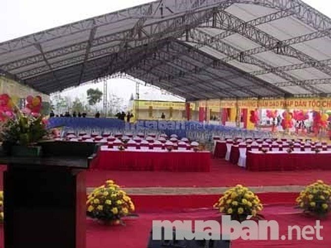 Cho thuê Nhà Bạt,Bàn Ghế,Âm thanh.Ánh sáng,màn hình Led