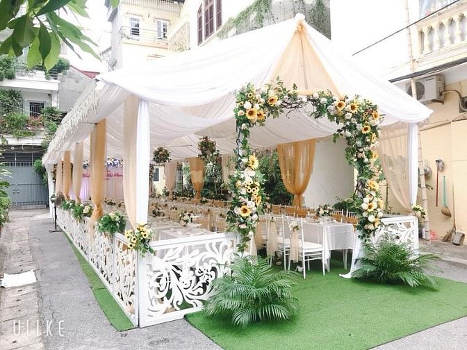 Lễ ăn hỏi đẹp , trang trí tư gia ngày cưới hỏi